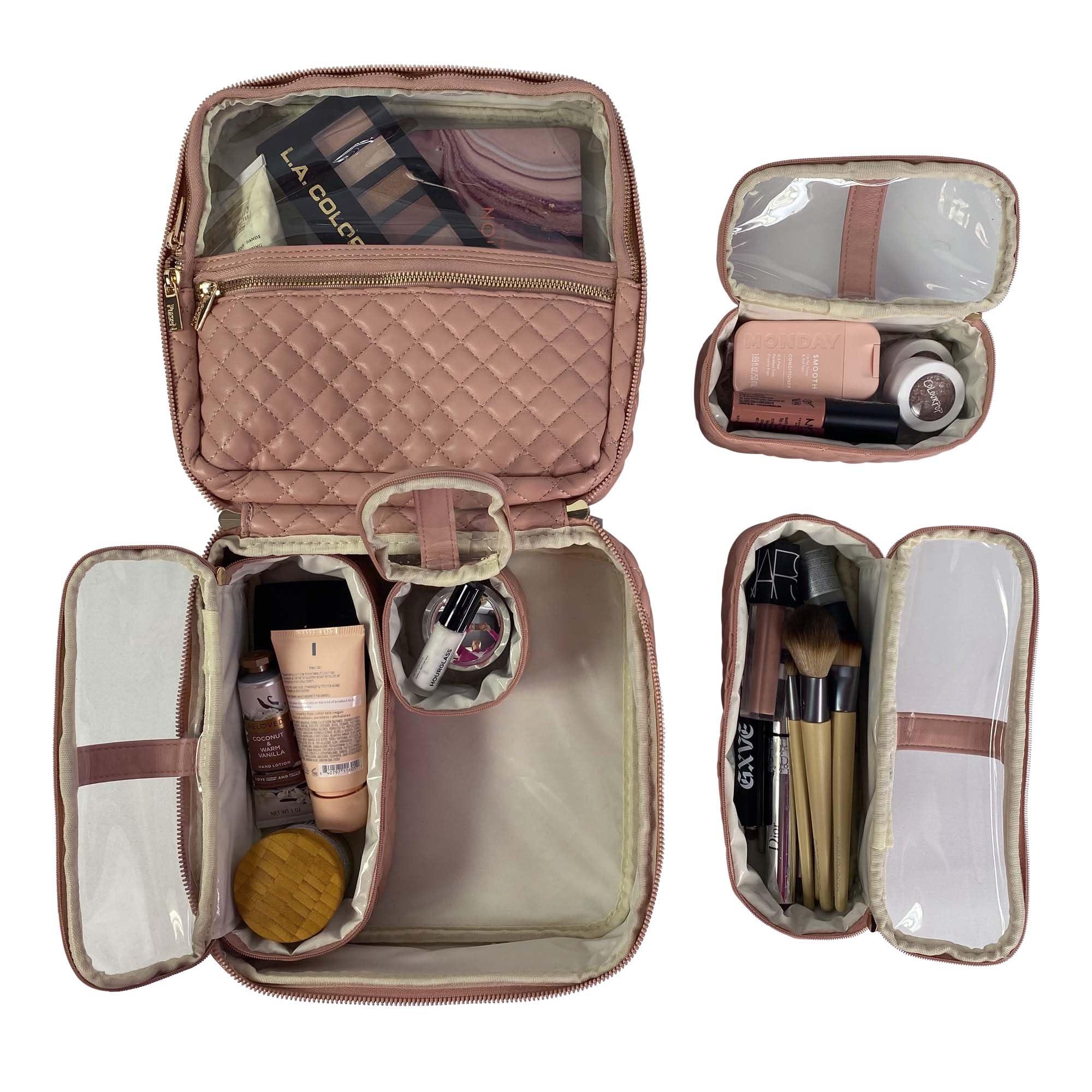 PurseN Mini Diva Makeup Case (Rose Pink)