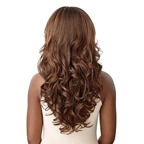 Outre Outre Synthetic Quick Weave Half Wig - NEESHA H304 (Color:DR4/GDNHNBL)