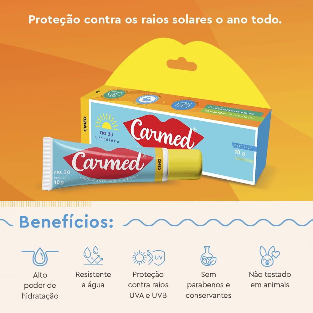 Cimed Remedios S.A cimed carmed hidratante labial fps30 10g