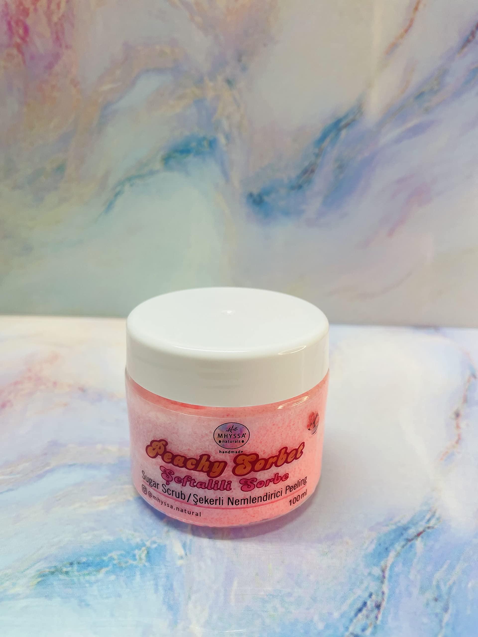 Generic Natural Foaming Sugar Body Scrub (Peach Sorbet) (100ml)