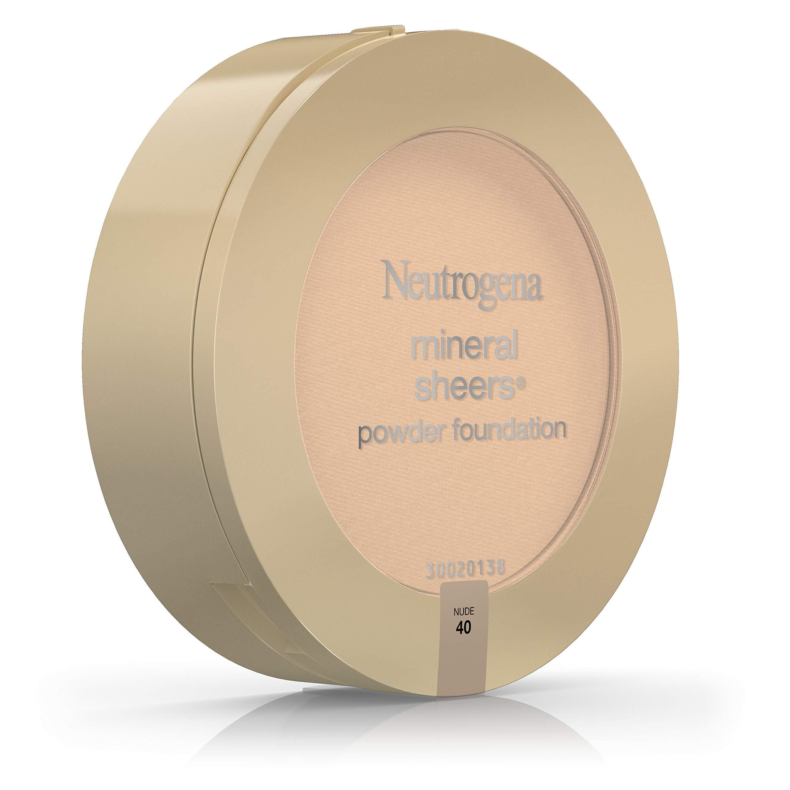 Neutrogena Neutrogena Mineral Sheers Powder Foundation, Nude 40, 0.34 Ounce