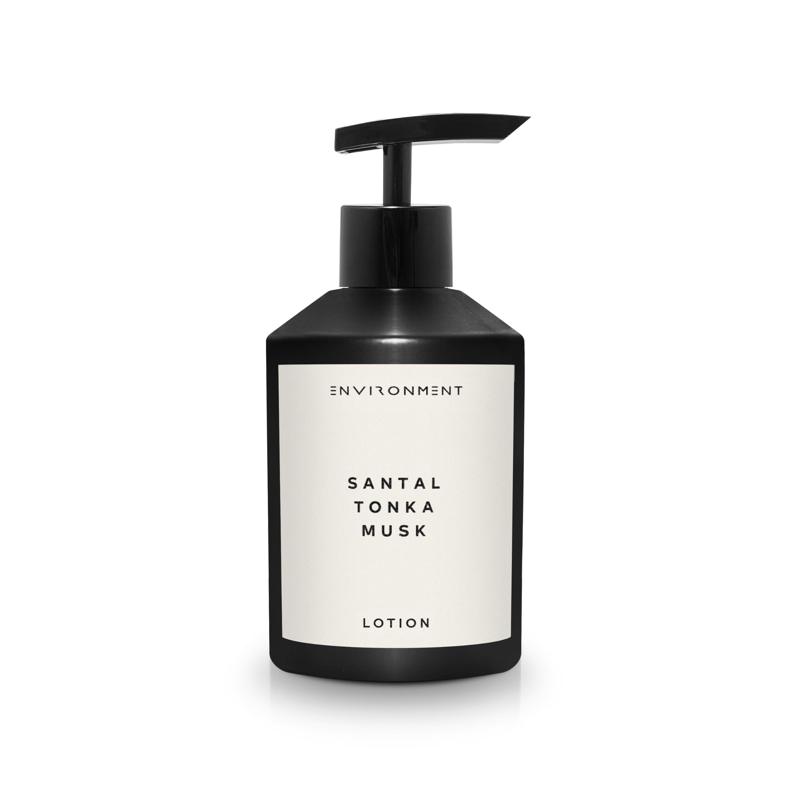 Stone Candles ENVIRONMENT Inspired by LL Santal Lotion (Santal | Tonka | Musk) Black
