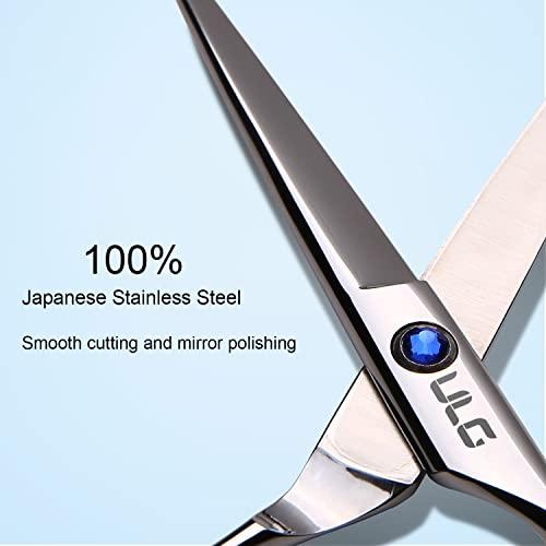 ULG Hair Cutting Scissors, ULG Professional Hair Scissors 6.5 inch Right-Hand Razor Edge Barber Scissors Salon Hair Cutting Shears Made of Japanese Stainless Steel, Hand Sharpened