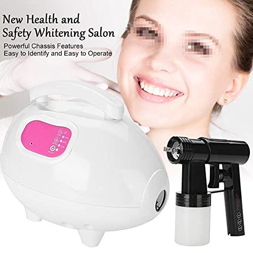 Salmue Nano lonic Face SPA Stea, Micro Nano Hydrating Oxygen Misting Facial Sauna SPA Machine for Skin Rejuvenation, Steamer Humidifier Beauty Device (US)