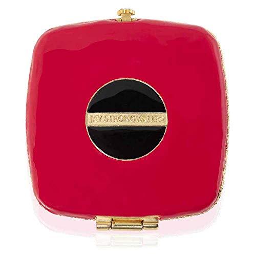 Jay Strongwater Jay Strongwater Pop Life Bette Eye Compact Make up Mirror with Swarovski Crystals