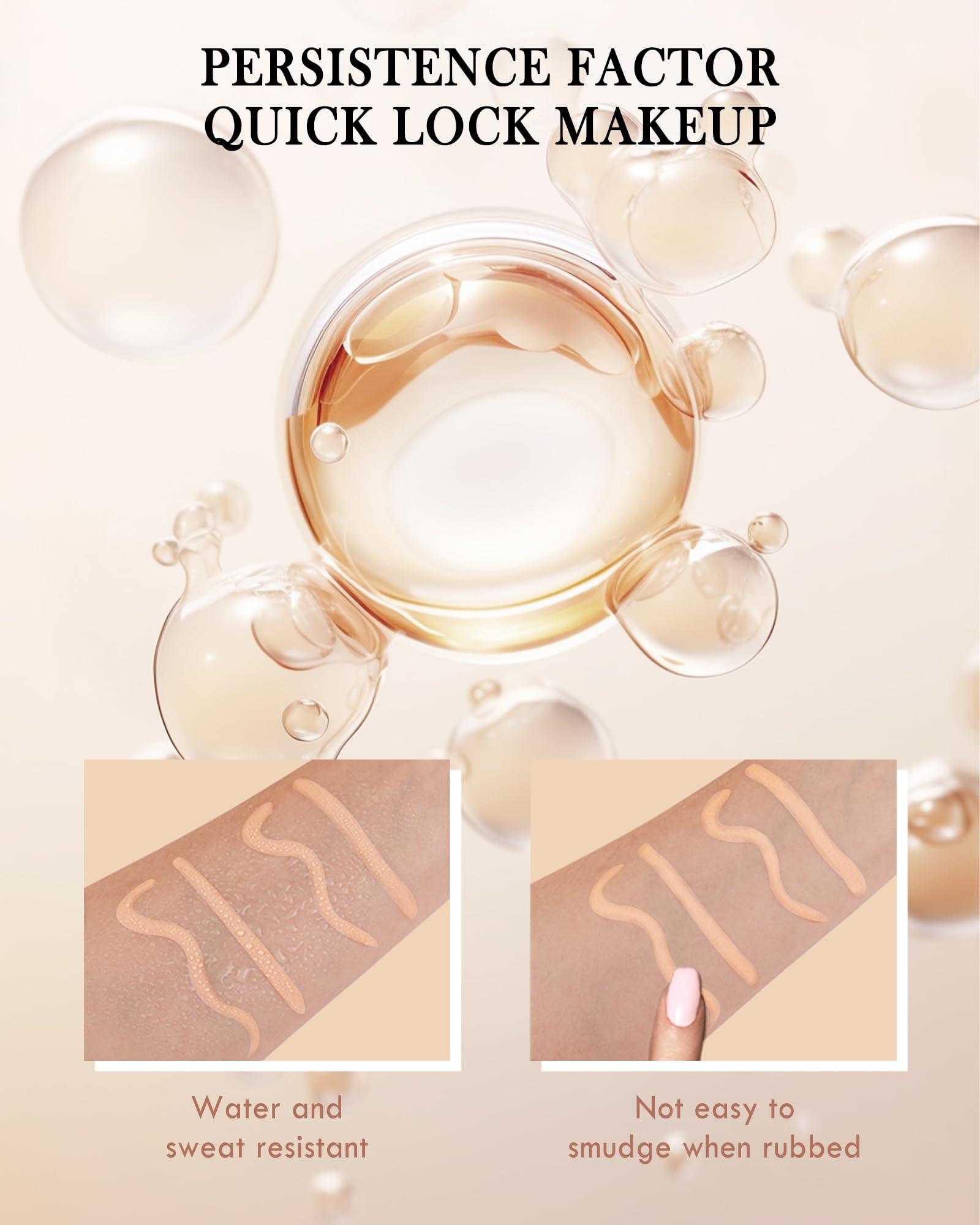 LYSdefeu Nude Beige Water Line Gel Eyeliner Pencil-1Pcs Waterproof Smudge-Proof Cream Eye Liner Waterline Brightener Pen,Smooth Easy-to-Sharpen Pencil with Sharpener,Longlasting Eye Makeup Gift for Older Women