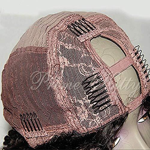 Prime Kitty U Part Right Side Wig U Part Wig Human Hair Right Side Part 1x4 Small Cap #1 Jet Black Deep Wave Right U Part Wigs for Black Women Upart Human Hair Wig 130 Density No Shedding & No Tangling 20"
