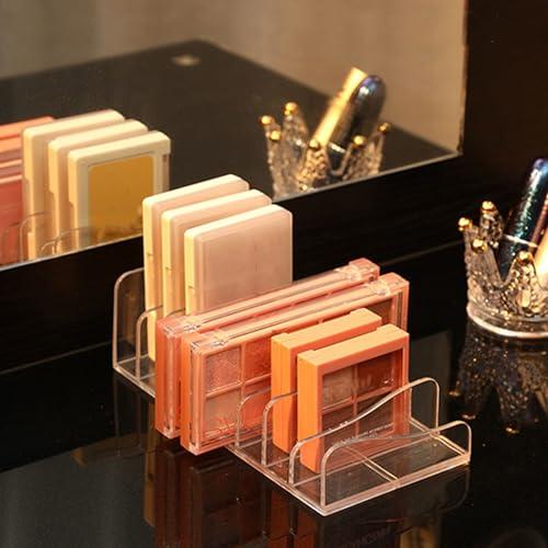 SUNFECILI SUNFECILI Eyeshadow Palettes Organizer Makeup Palette Organizer Clear Divided Makeup Palettes Storage Rack Eyeshadow Palette Pallet Holder for Dressing Table