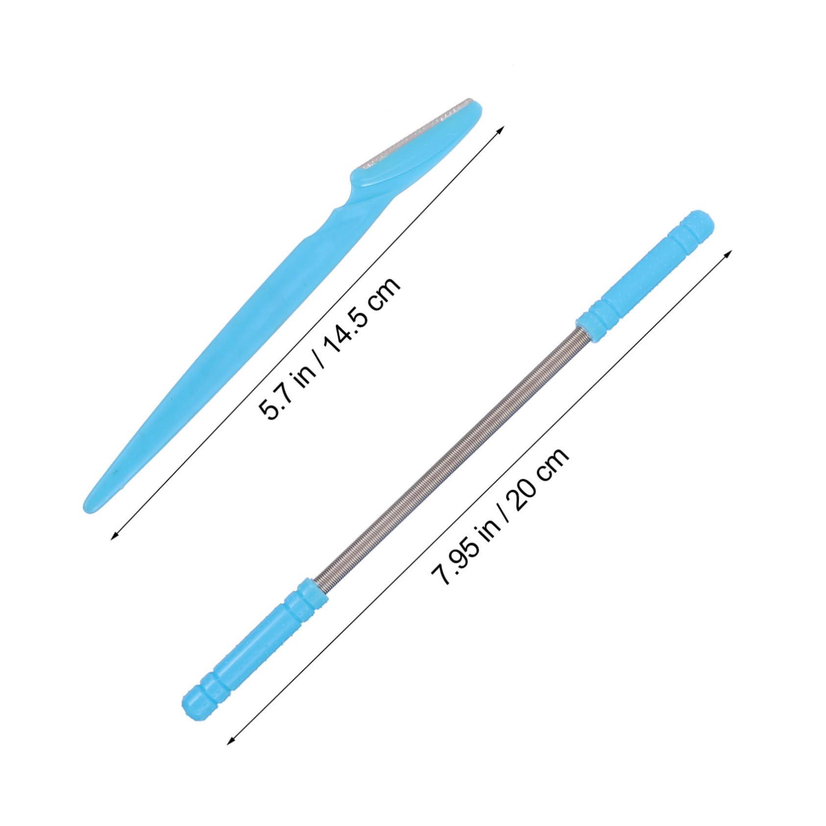 SOESFOUFU SOESFOUFU Professional Safety Hair Removal Tool 4pcs Facial Hair Epilator with Eyebrow Trimmer No Chemicals Smooth Skin