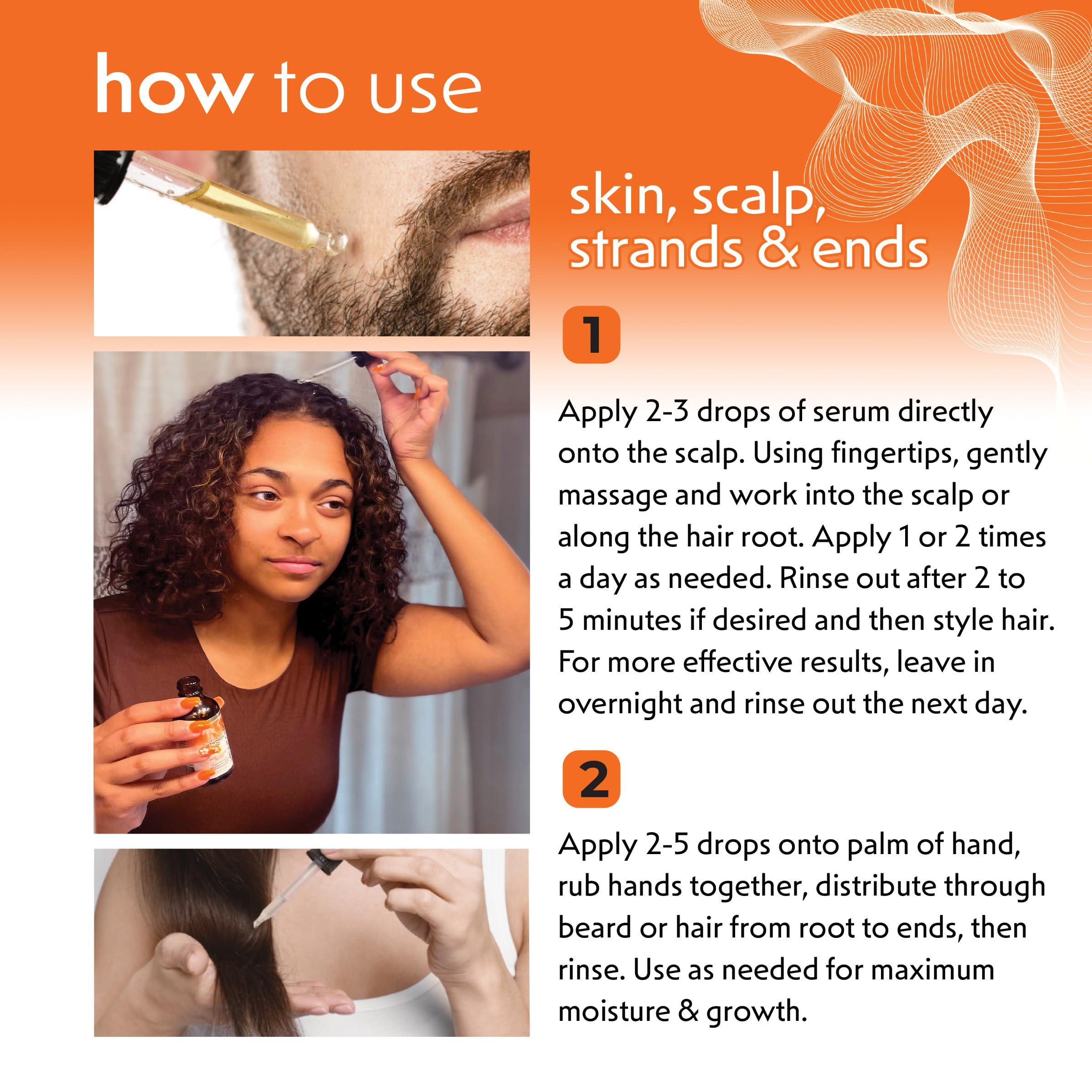 NetWurks Hair & Scalp Regrowth Bundle, Restores Scalp Health & Promotes Hair Growth, Shampoo 8oz & Regrowth Oil 2oz with Biotin, Netwurks