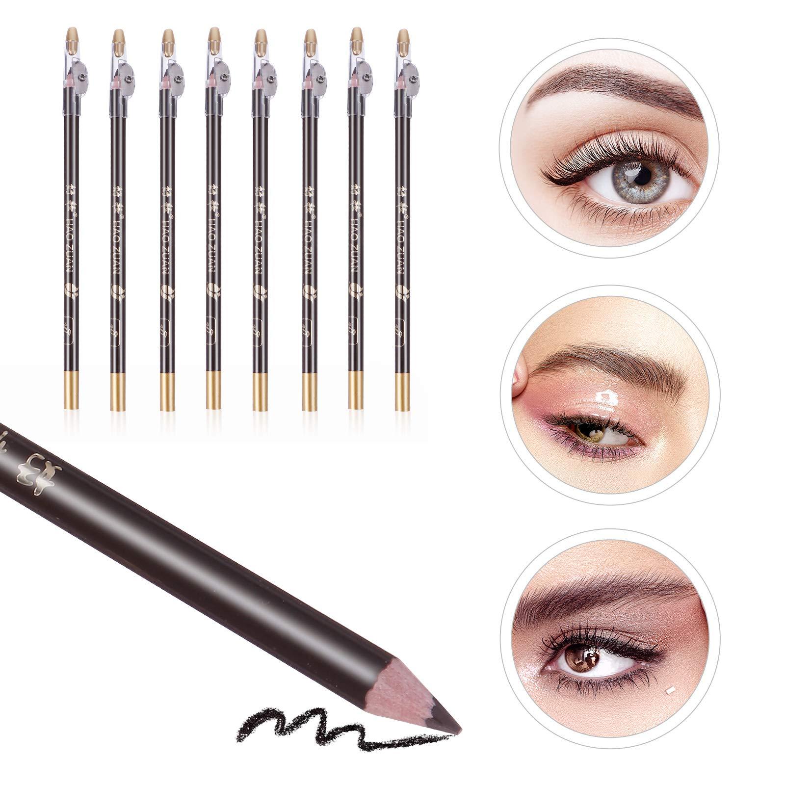 SOLUSTRE 8pcs Pencil Sharpener Eyebrow Pencil Eyebrow Liner Makeup Eyebrow Pencils Eyebrow Makeup Gadgets Eyebrow Pen Pencil Beauty Cosmetic Tool Wooden Miss Makeup Pen Make up