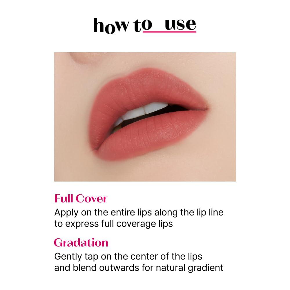ETUDE ETUDE Fixing Tint #18 Cool Pink on Top | Long Lasting High Pigmented Liquid Lipstick | Waterproof Lightweight Matte Finish Lip Stain | Full Coverage | Korean Makeup, Kbeauty, Perfect for Gift