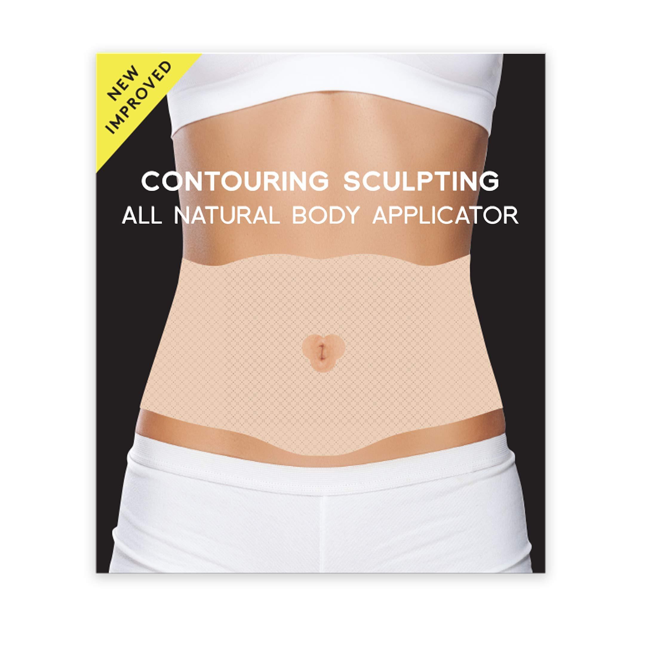Medactiveusa All Natural Contouring Shaping Firming Body Applicator - Moisturizing Sculpting Tummy Body Wrap (10 WRAPS)