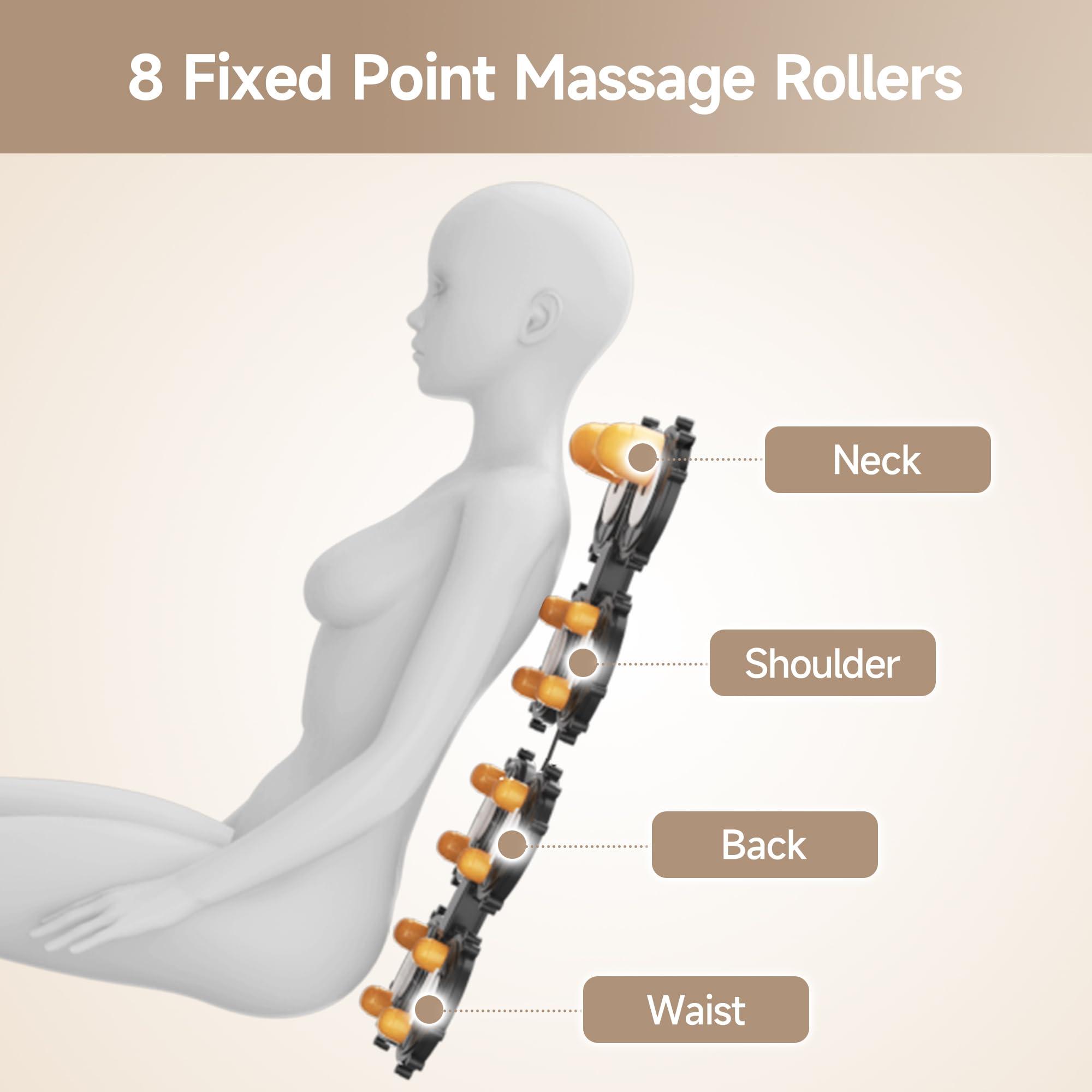 Real Relax Real Relax Full Body Massage Chair, Zero Gravity Massage Recliner Chair with 6 Auto Modes, Full Body Airbags, Bluetooth, Fit Office and Home, Brown