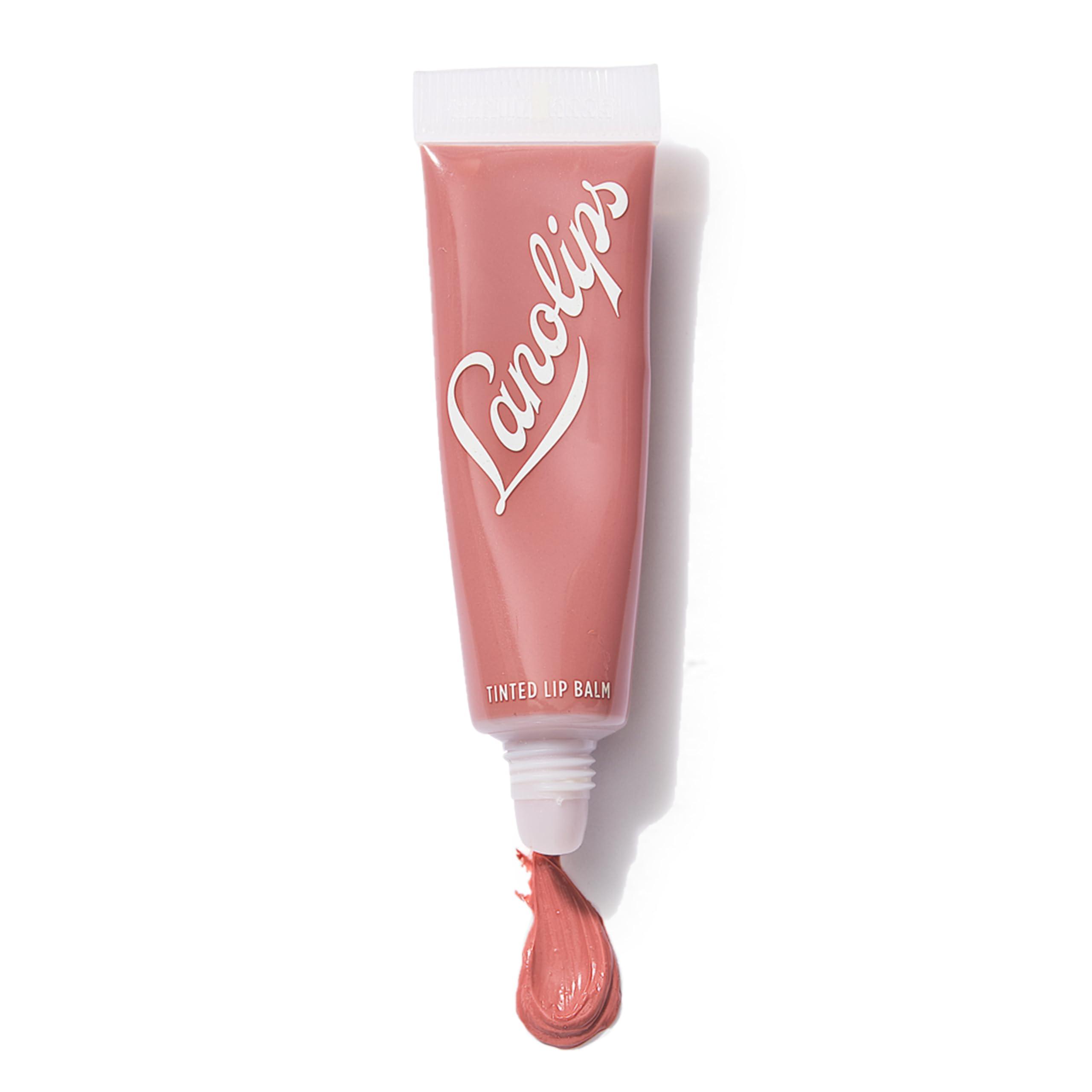 Lanolips Lanolips Tinted Lip Balm - Lip Moisturizer with Lanolin Oil for Shiny, Hydrated Lips - Hydrating Tinted Lip Gloss Tube for Dry Lips - Perfect Nude (12.5g / 0.44oz)