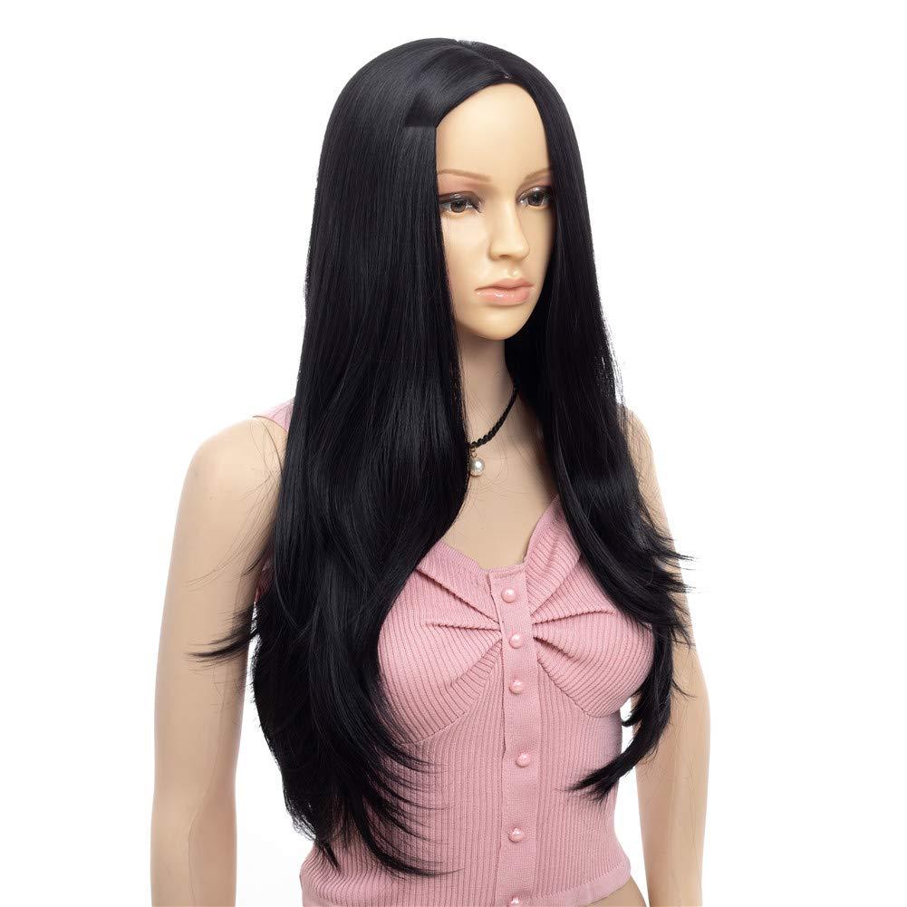 CloserHair CloserHair Women\'s Fashion Long Black Straight Wig
