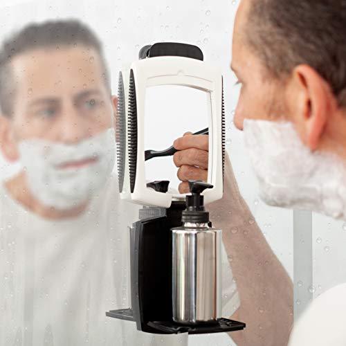 Zadro Zadro Z’Fogless Travel Shower Shaving Men’s Grooming Mirror, Black