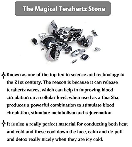 SAEEYCUE SAEEYCUE Terahertz Stone Gua Sha Scraping Tools Lymphatic Drainage Massager Facial (A)