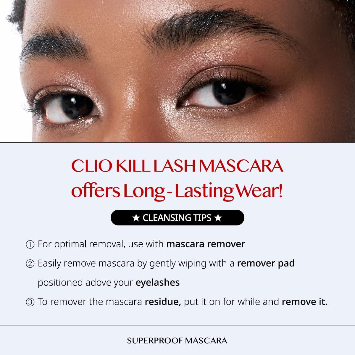 CLIO PROFESSIONAL CLIO Kill Lash Superproof Mascara (04 EXTREME VOLUME BLACK)