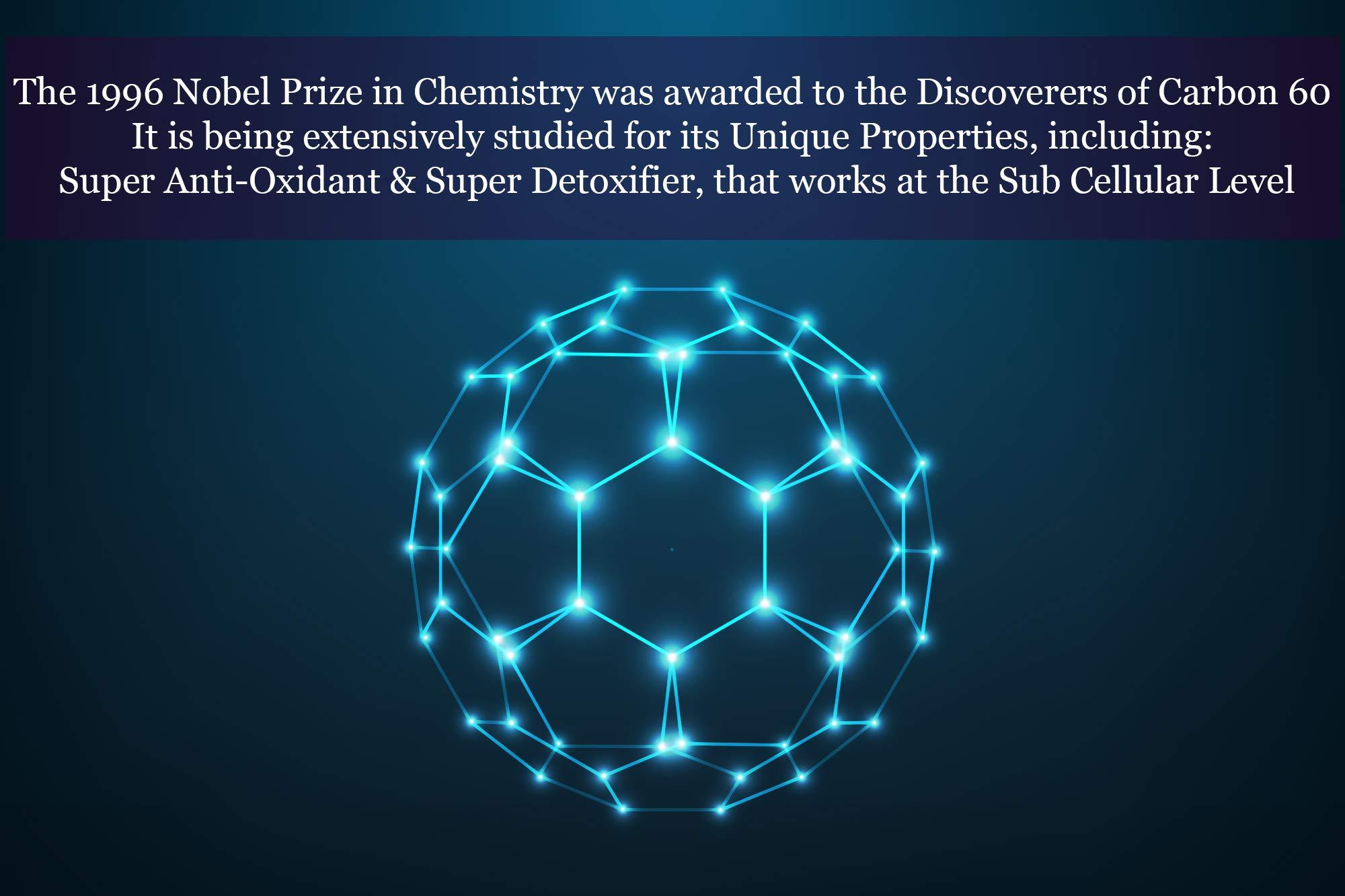 MyBodySymphony.com C60 Oil | 500 ml 99.9+% Pure Vacuum Oven Dried C60 |400mg Research Grade Carbon 60 in Organic Pumpkin Seed Oil | Made in Small Batch | Shipped in Amber Bottle for Freshness by Body Symphony