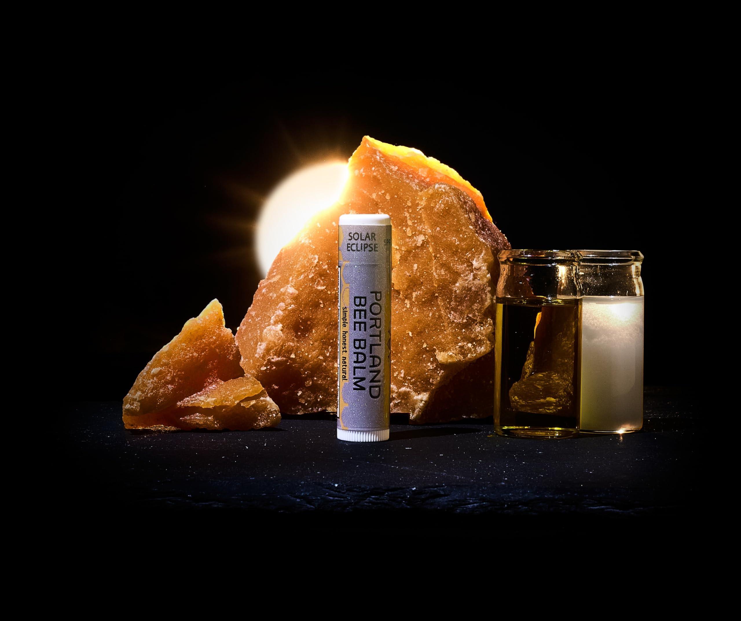 Portland Bee Balm Portland Bee Balm Solar Eclipse All Natural Handmade Beeswax Based SPF 15 Lip Balm, 1 Count