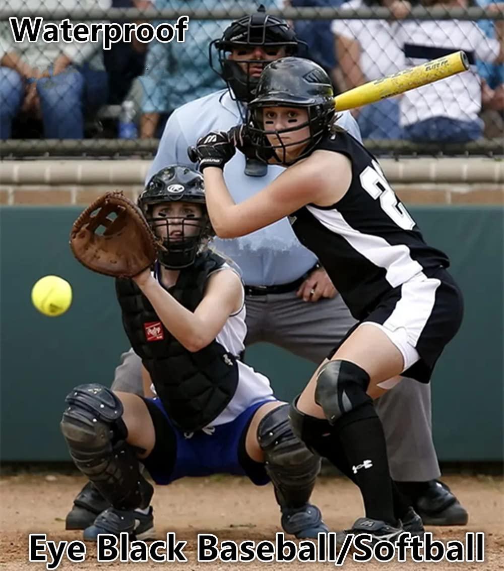 Go Ho Go Ho 6 PCS Eye Black Sticks for Sports,Easy to Color Black Face Paint Eyeblack Football/Baseball/Softball,Football Stick Sports Eye Makeup