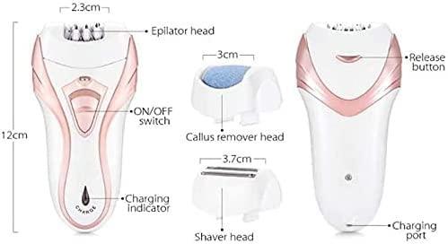 aiqiua aiqiua Hair Epilator Removal for Women- Cordless Women s Epilator for Legs and Arms, Rechargeable Hair Remover- USB RechargeableThe Safety has a Beautiful, Low Noise Design