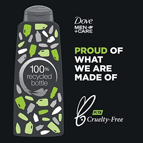 DOVE MEN + CARE DOVE MEN + CARE 2 in 1 Shampoo and Conditioner For Healthy-Looking Hair Lime + Cedarwood Naturally Derived Plant Based Cleansers 20.4 oz 3 Count