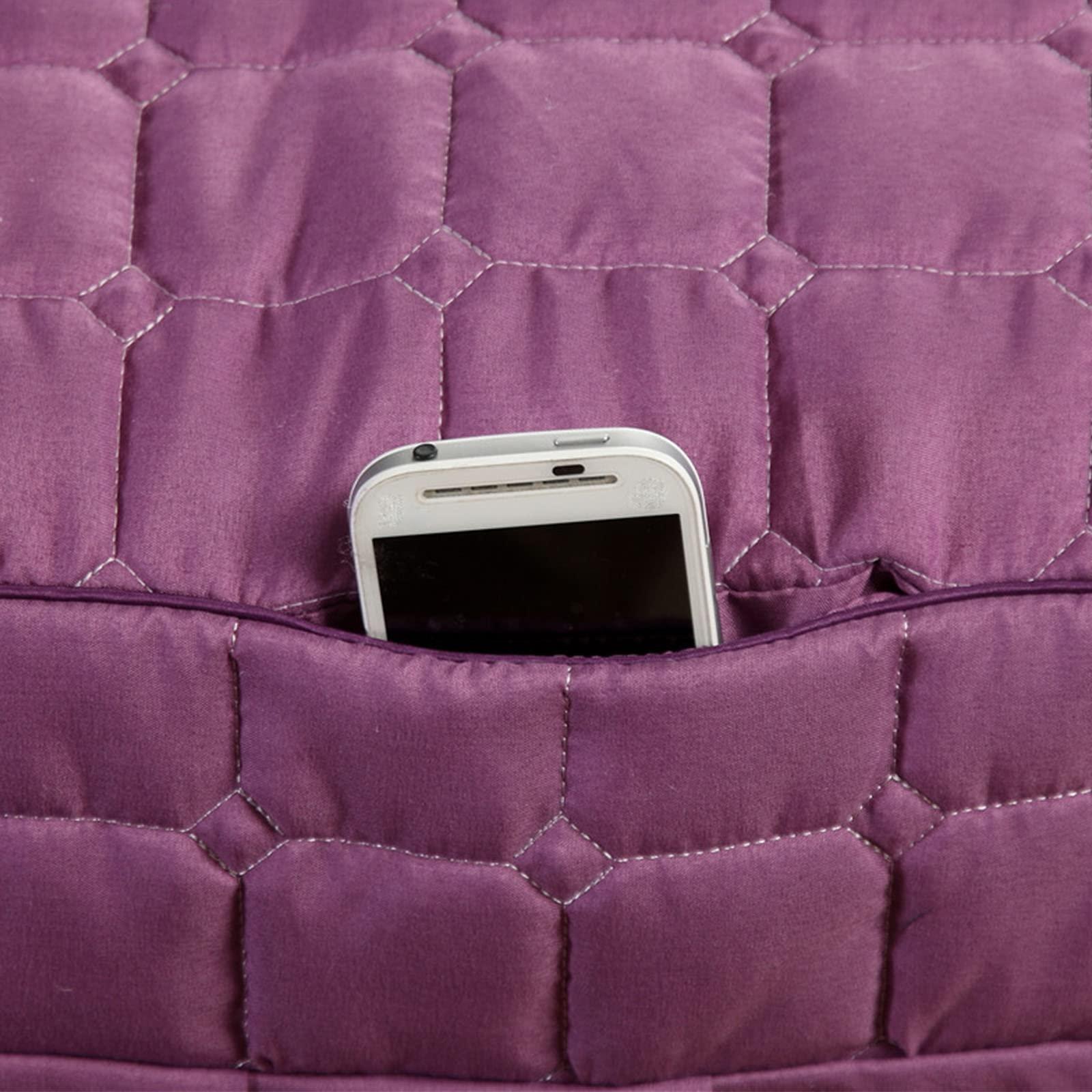 AYHOME Massage Table Sheet Sets,Bed Skirt Valance Sheet with Face Breath,Solid Color Salon Spa Massage Bed Cover Pillow Case Stool Cover