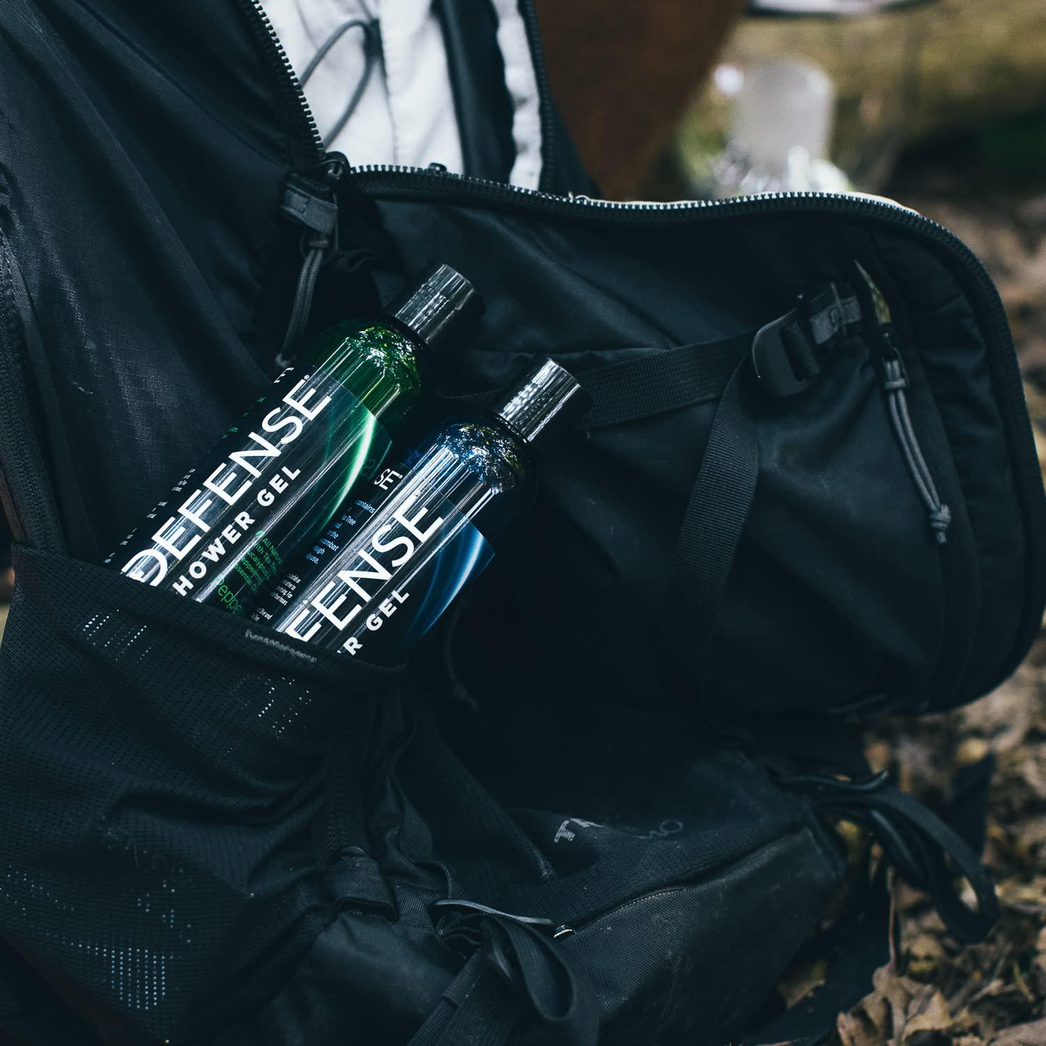 Defense Soap Defense Soap Organic Tea Tree Body Wash | All Natural Shower Gel with Tea Tree Oil, Eucalyptus Oil, and Aloe Vera. Wrestling Inspired, For All Mens & Womens Skin Types. 8 oz