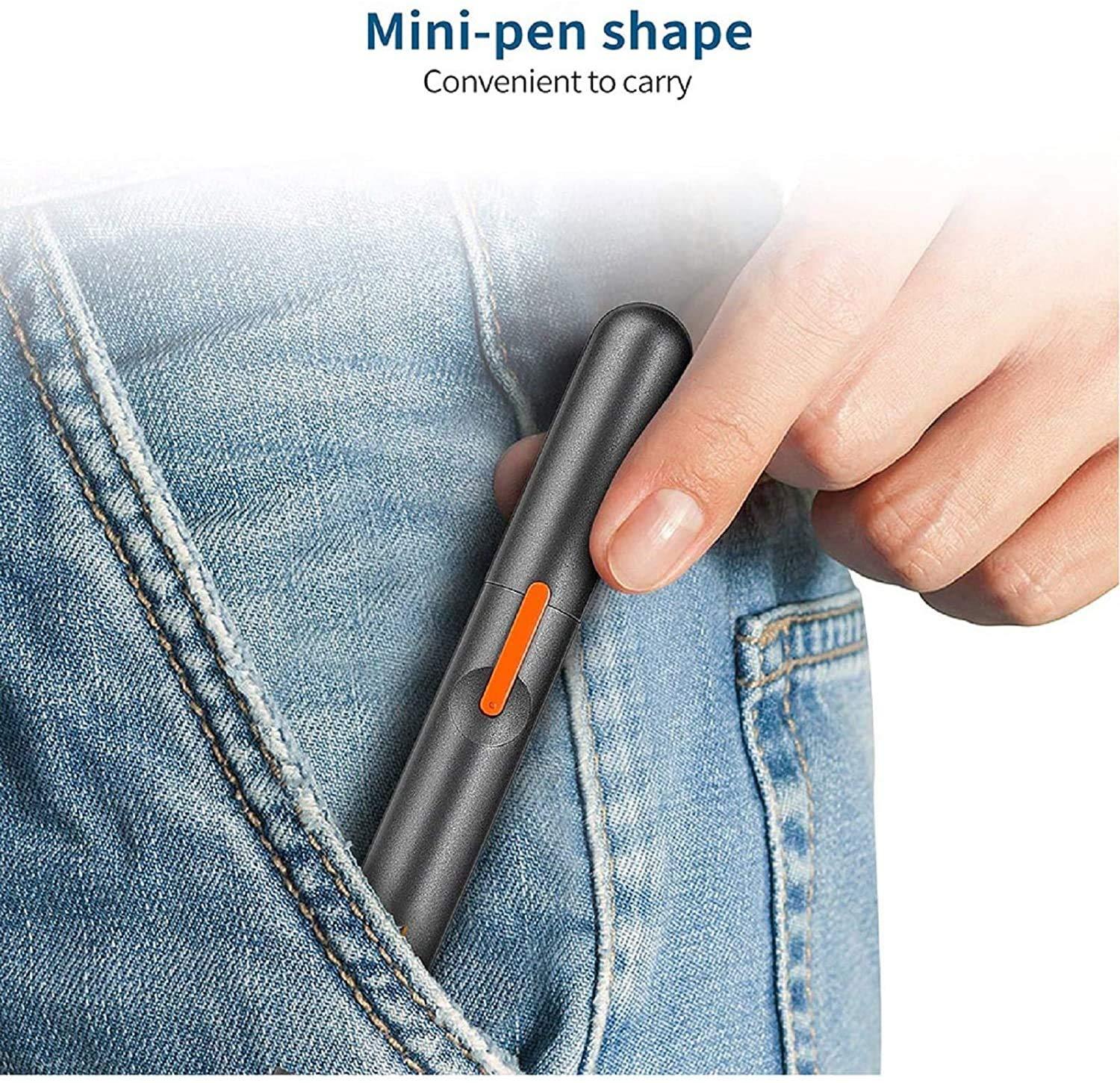 LEONYS LEONYS Nose and Ear Hair Trimmer,USB Rechargeable Nose Hair Trimmer,Professional Painless Ear Nose Hair Trimmer Clippers for Men and Women,Waterproof Dual Edge Blades for Easy Cleaning