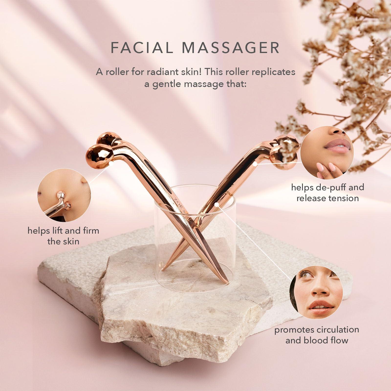 Zo Ayla Zoe Ayla 3-dimensional Mini Face Massage Roller
