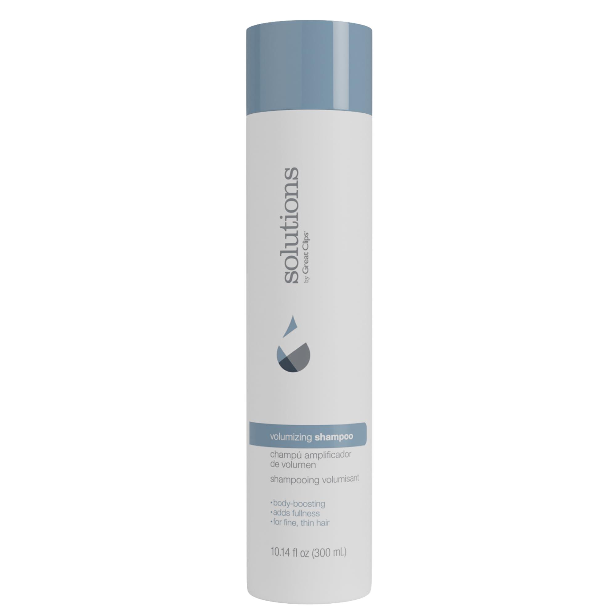 GREAT CLIPS GREAT CLIPS Solutions Volumizing Shampoo, 10oz | Adds Volume, Thickness, & Bounce | For Fine, Thin, & Oily Hair | Every Day Use