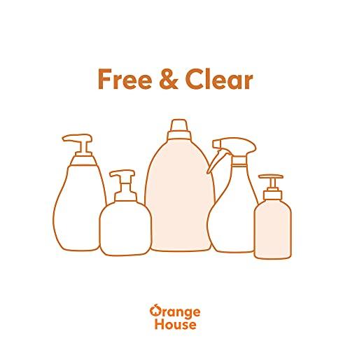 ORANGE HOUSE ORANGE HOUSE Liquid Hand Soap with Natural Food-Grade Orange Oil, Fresh Smell, 12 Fl Oz (6 Pack)