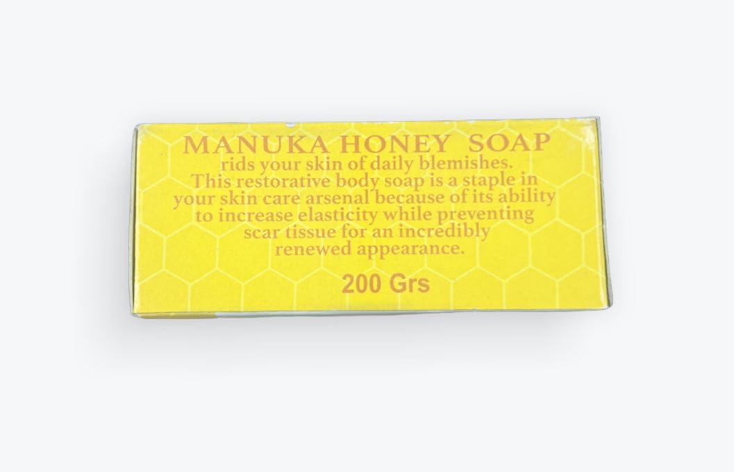 afrimports african miracle manuka honey with black seed oil face & body soap 200g 6packs