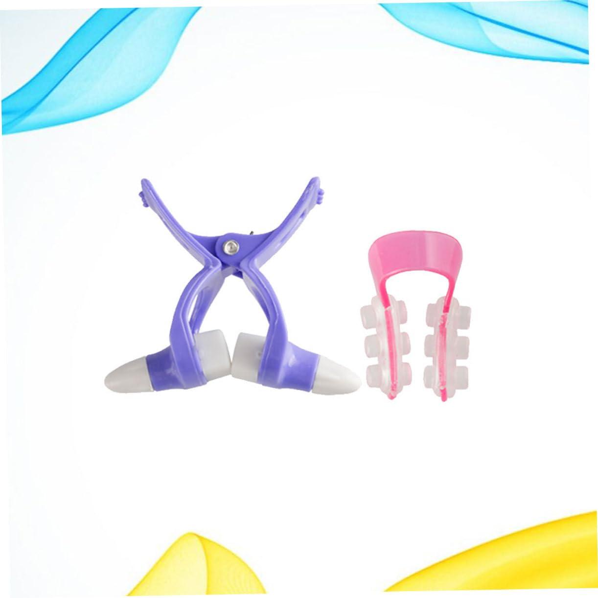 HONMEET HONMEET 2pcs Nose Corrector Tools Nose Shape Corrector Nose Slap Nose Lifting Swimming Nose Clip Nose Beauty Tool Snoring Nose Beauty Products Nose Bridge Nose Contour Brush Nose Massager