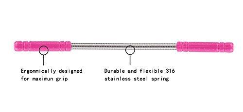 Kapmore Hair Removal Spring, Kapmore Threading Hair Removal Removes Hair on The Upper Lip, Chin, Cheeks and Sideburns Including Facial Hair Epilator with Beauty Tweezers, Eyebrow Shaping Razor