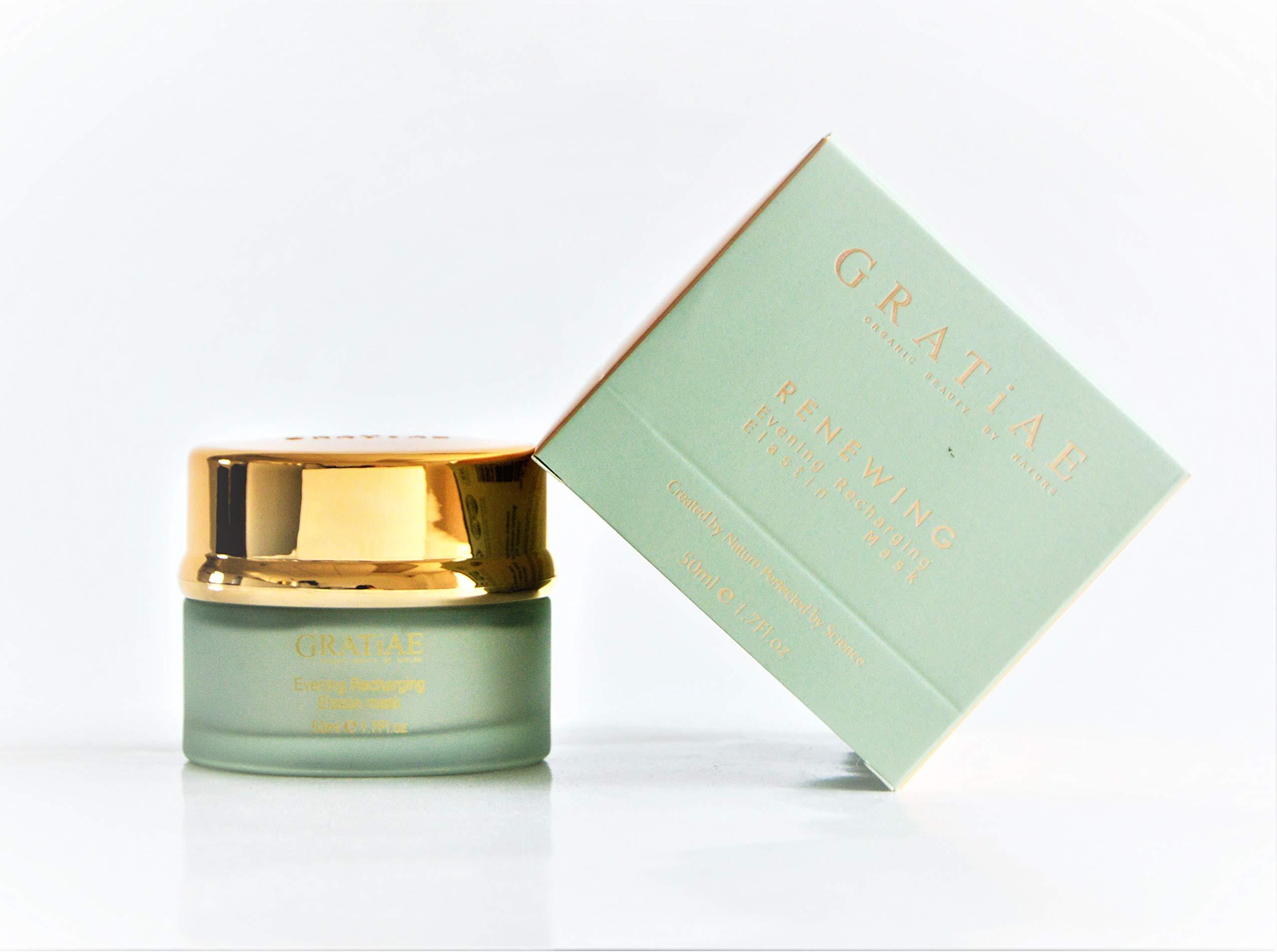 Gratiae Gratiae Organic Beauty By Nature Renewing Evening Recharging Elastin Mask by Gratiae Organic Beauty By Nature 1.7 Fl oz