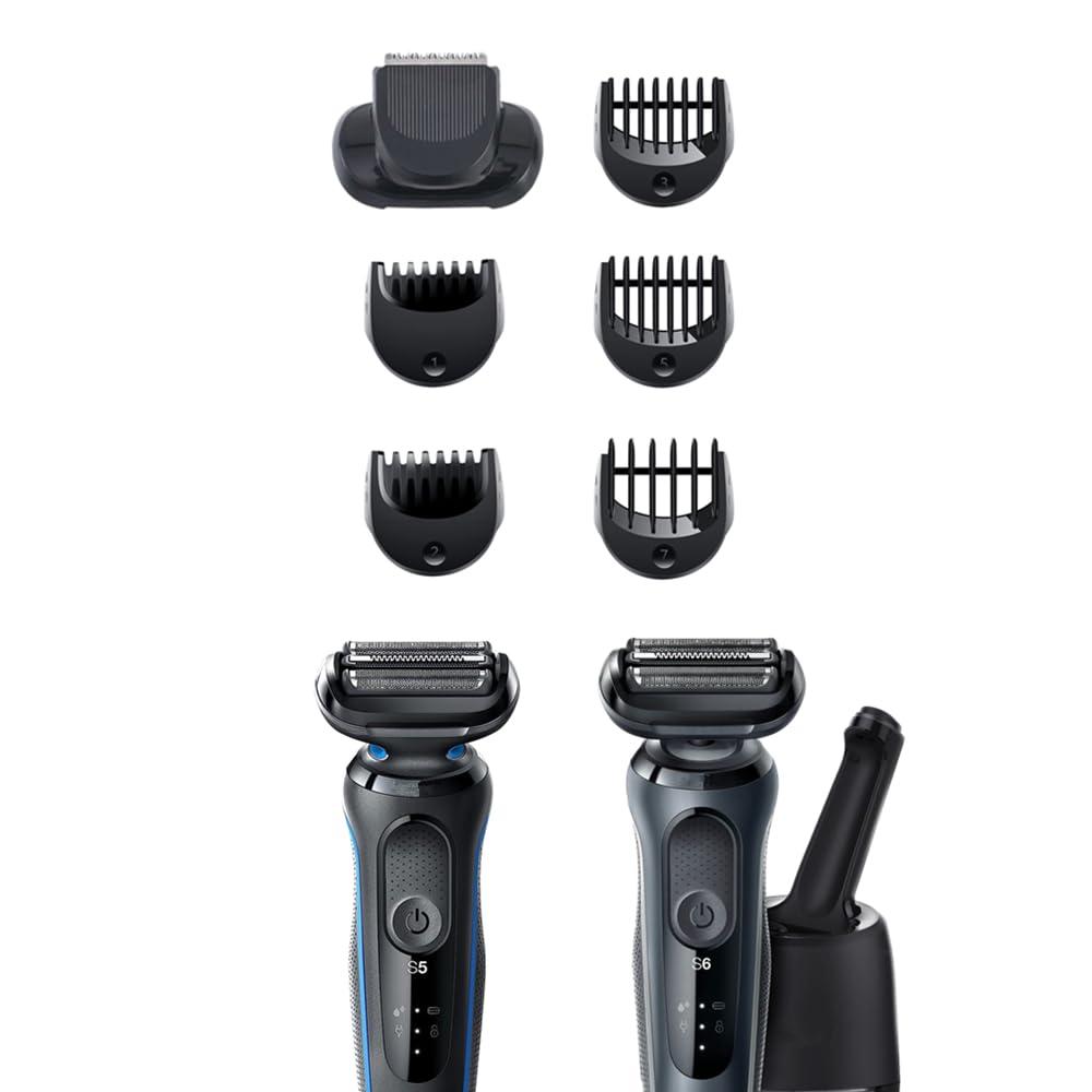 swinonline Beard Trimmer Attachment for Braun Series 5, 6 and 7 Electric Razors, Compatible with Electric Shavers 5018s, 5020s, 6075cc, 7071cc, 7075cc, 7085cc, 7020s, 5050cs, 6020s, 6072cc, 7027cs