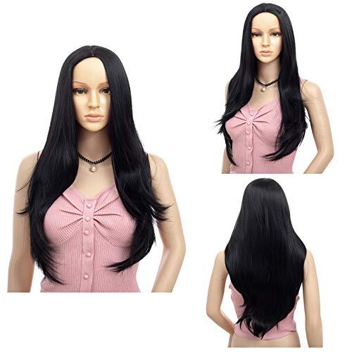 CloserHair CloserHair Women\'s Fashion Long Black Straight Wig
