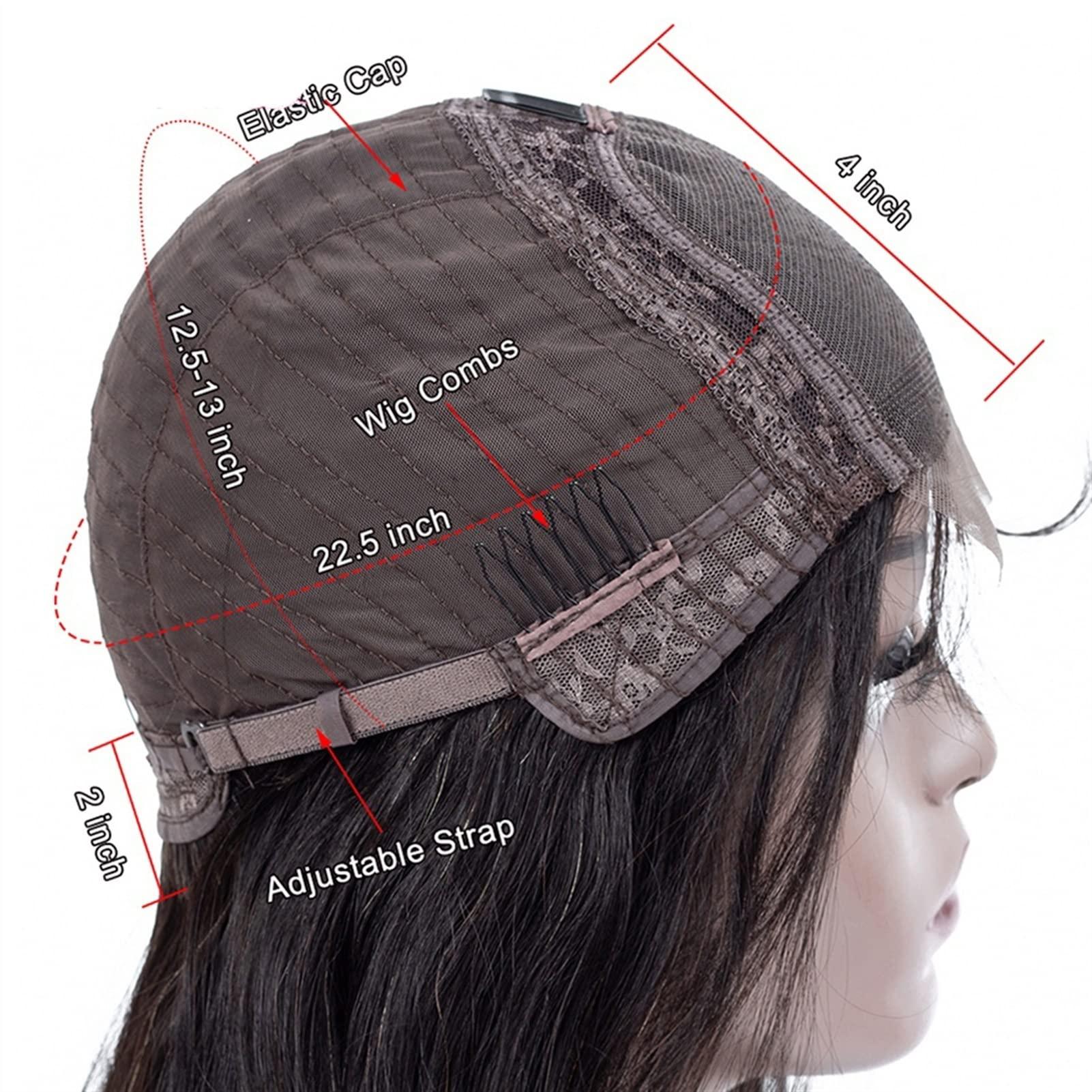 YUHUAWF YUHUAWF Wigs Raw Indian Hair Deep Curly Human Hair Wigs 4x4 Lace Closure Wig 8-30inch Wet and Wavy Curly Lace Front Human Hair Wigs for Women for Daily Party