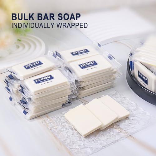 SLequipo SLequipo Bulk Bar Soap, 500 Pack Mini Soap Bars Bulk Individually Wrapped, 0.5 oz Travel Soap Small Hotel Soaps Travel Size Toiletries for Hotel Guest Bathroom