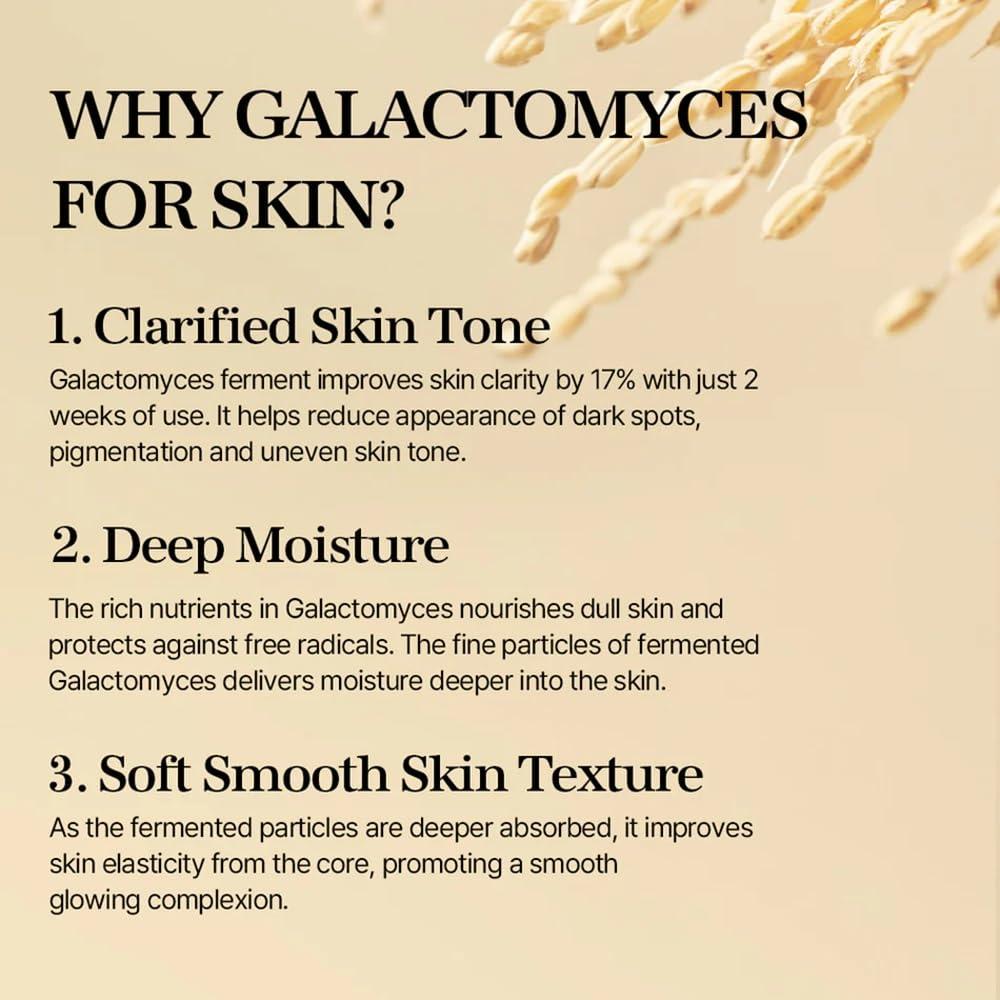 mixsoon mixsoon Galactomyces Ferment Essence - Deep Moisture, Tone Clarifying Essence to Smooth Skin for Dull, Uneven Skin - Korean Skincare for Glass Skin - Vegan (3.38 fl.oz / 100ml)
