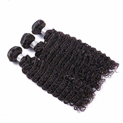 DaJun 8A Hair Extension Malaysian Virgin Remy Human Hair Bundles Deals Deep Wave Curly Weave 3pcs/lot 300gram Natural Colour 18"18"18" Grace Hair Products Weft