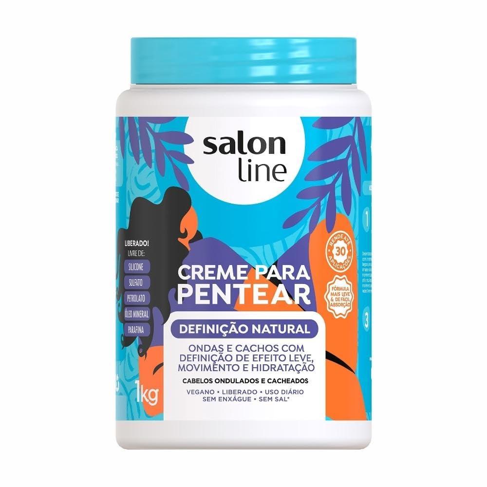 Salon Line Salon Line - Linha Creme para Pentear - Definicao Natural 1000 Gr - (Combing Cream - Natural Definition Net 35.27 Oz)