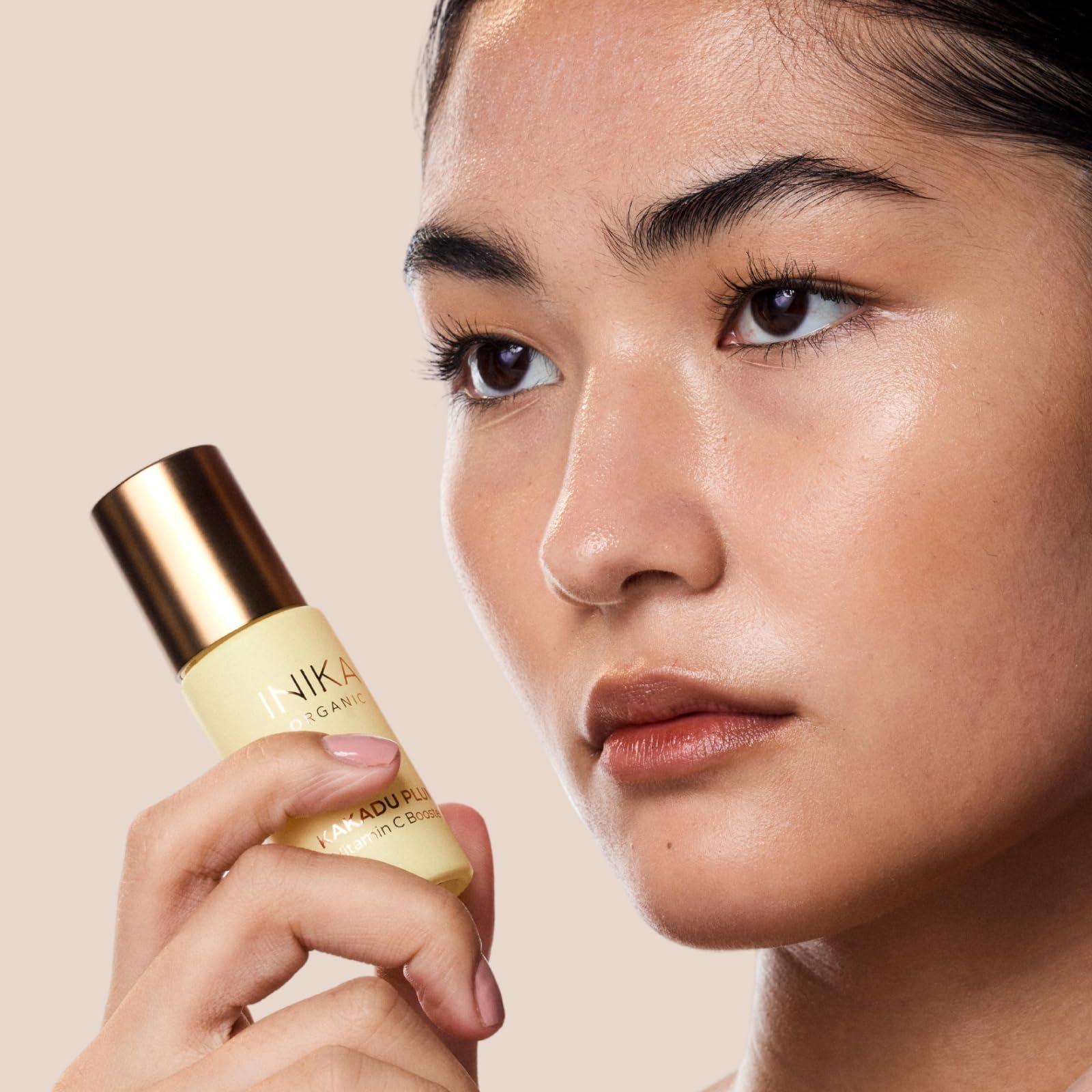 INIKA INIKA Organic Dawn of the Day Morning Duo - Brighten, Hydrate and Firm Skin. Natural skincare Gift Set. Clinically Proven results.