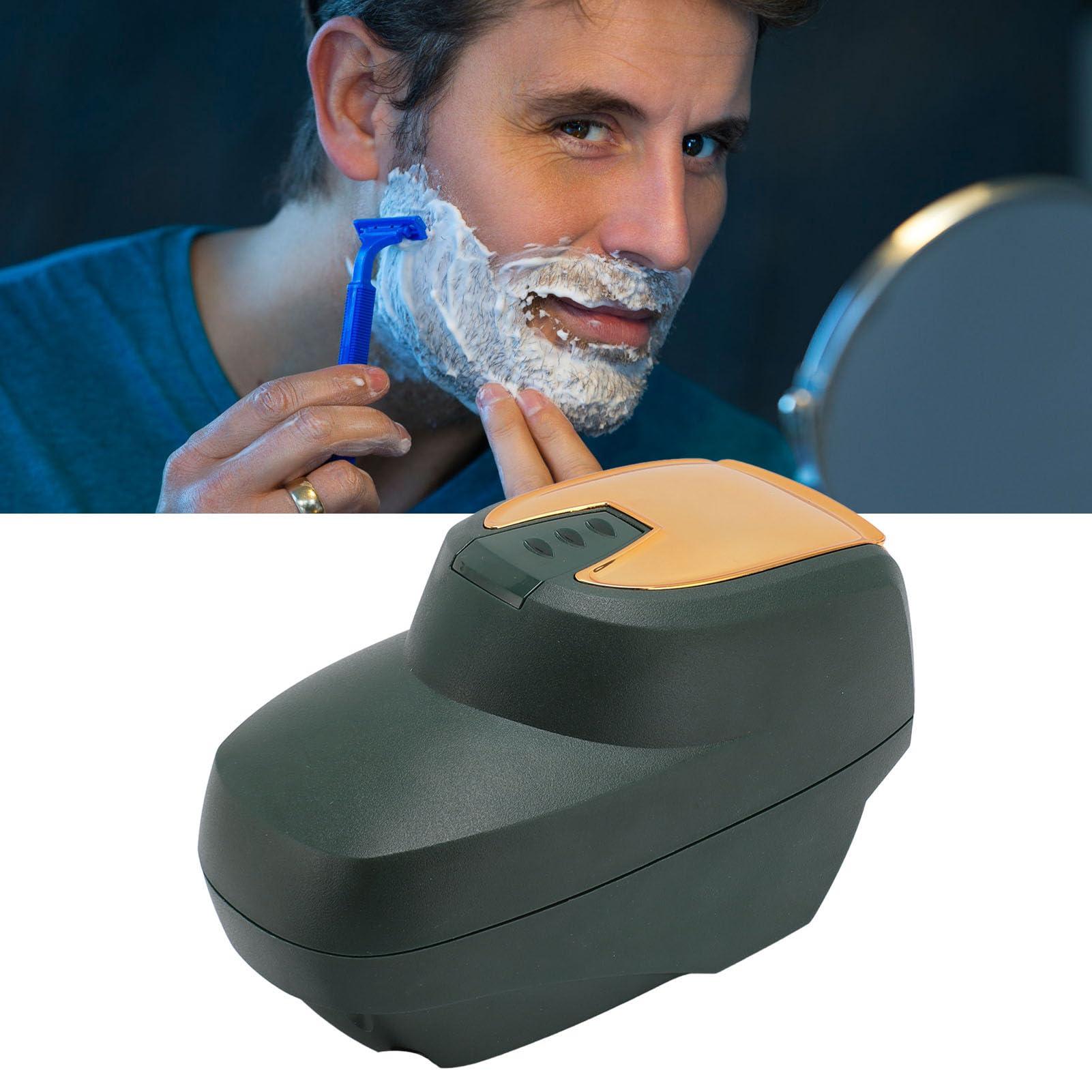 ZJchao Hot Lather Machine, Professional Hot Lather Machine Rich Foam Large Capacity Electric Hot Lather Machine for Facial Beauty Barber Shaving Latherizer for Men Face Foaming Machine