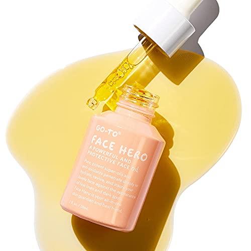 Go-To Go-To - Face Hero Natural Protective Face Oil | Clean, Plant-Based, Dermatologically-Tested (1.0 fl oz | 30 ml)
