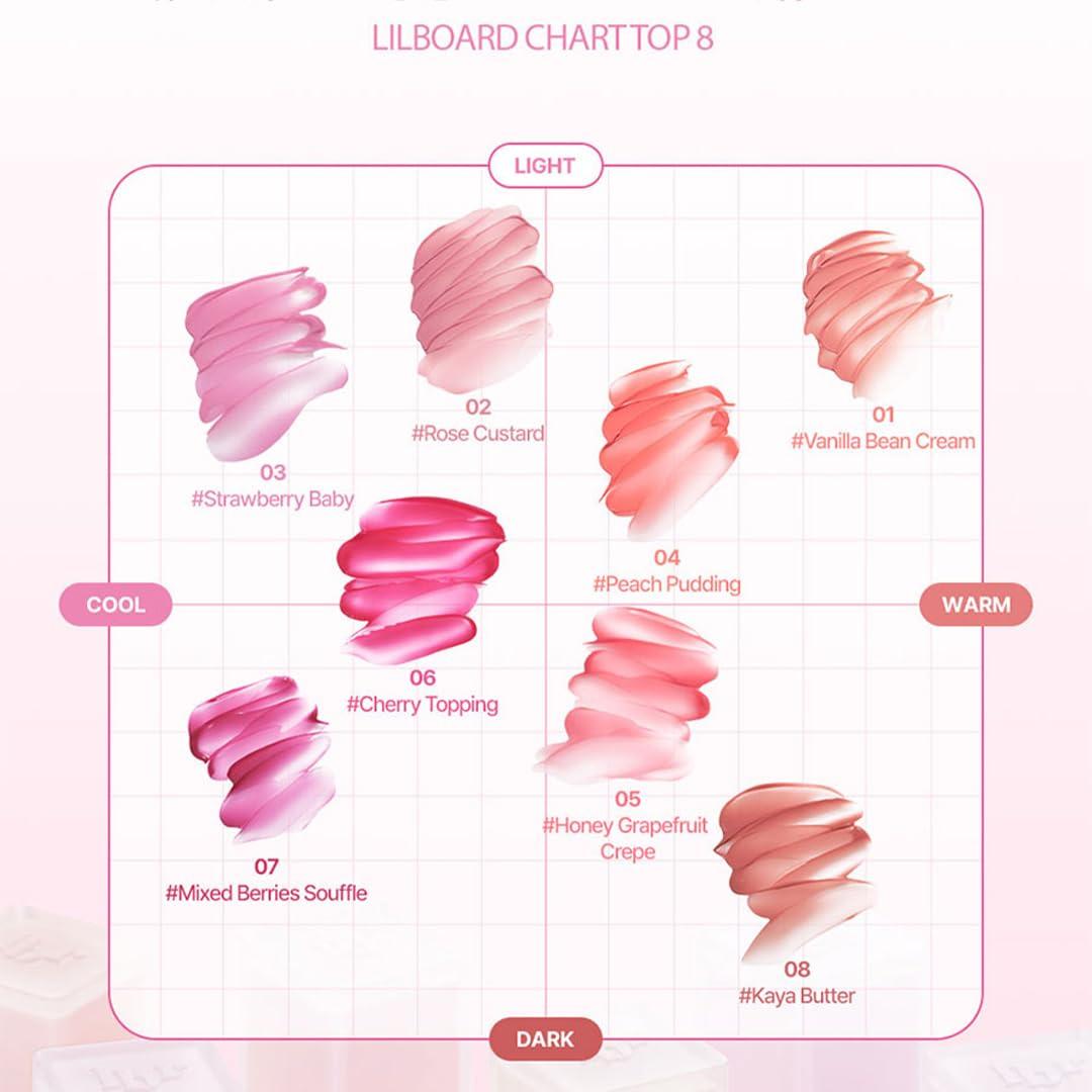 lilybyred lilybyred Sweet Liar Milky Tint Mixtape Edition 4g - Moisturizing Hydro Matte Lip Tint with Soft Milky Finish (03 Strawberry Baby Chou, One size)