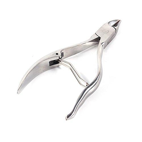 Evonecy Smooth Trimmer, Ingrown Nail Clipper, Cuticle Stainless Steel for Finger Adult Manicure Manicure Tools Toe